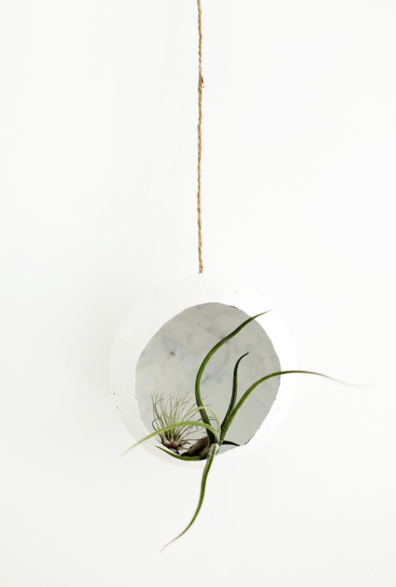 DIY Paper Mache Airplant Pod