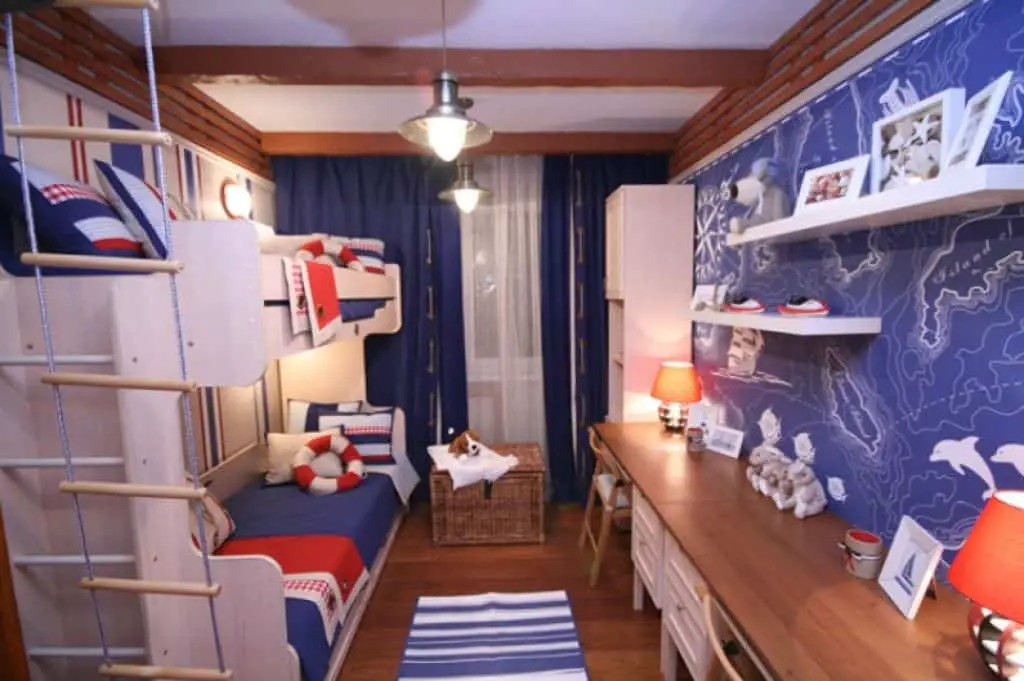 #1. Bedding for Nautical Theme