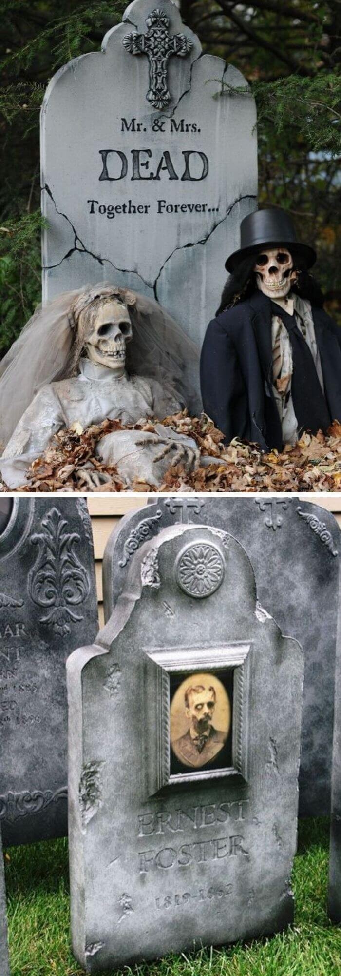 10+ Halloween Tombstone Ideas