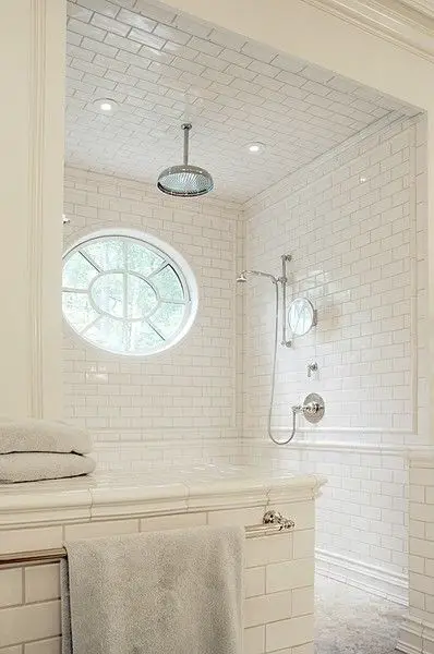 The royal white shower