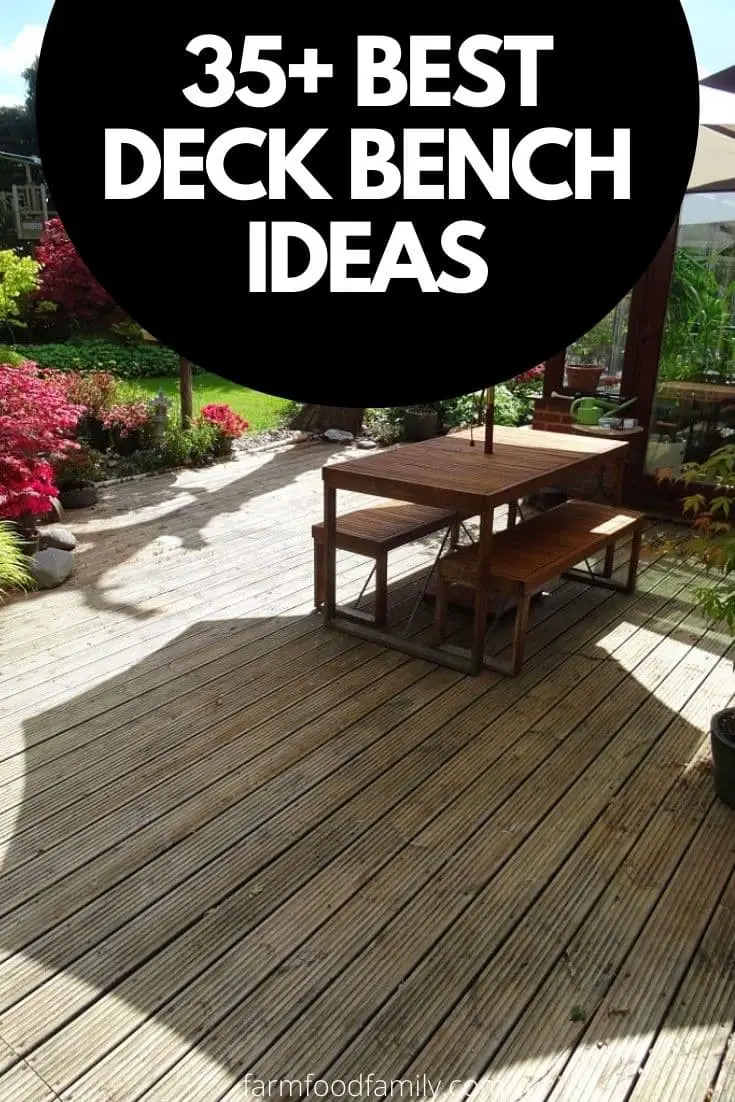 35+ Best Deck Bench Ideas And Designs (With Pictures)