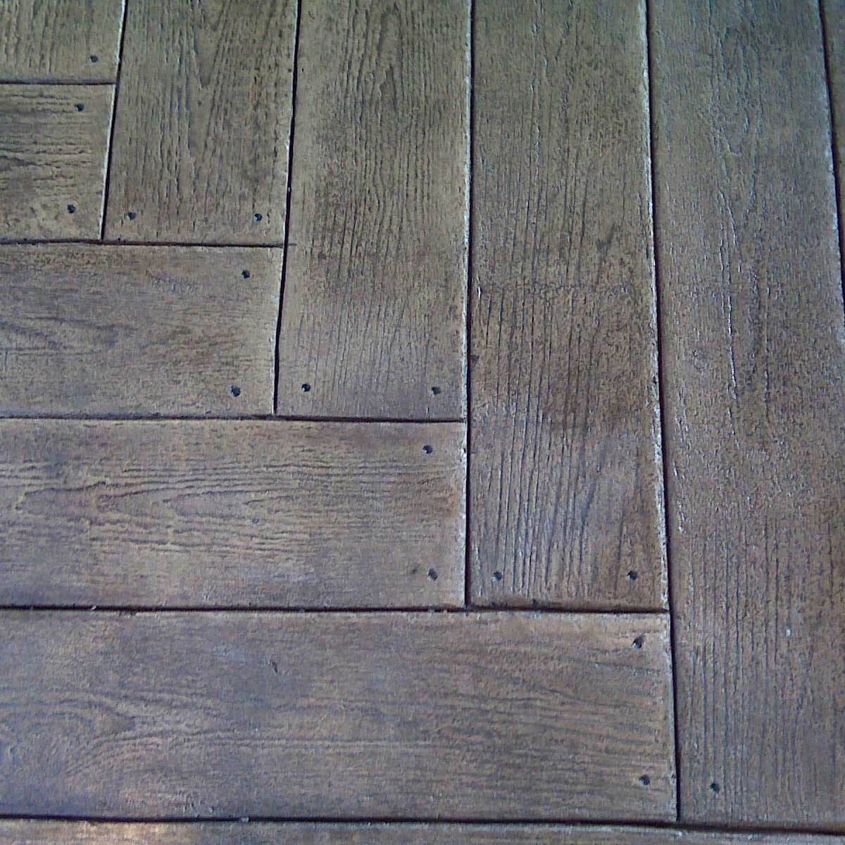 Build a Wood Plank Stamped Concrete