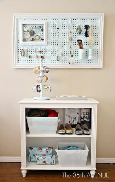 The jewelry storage