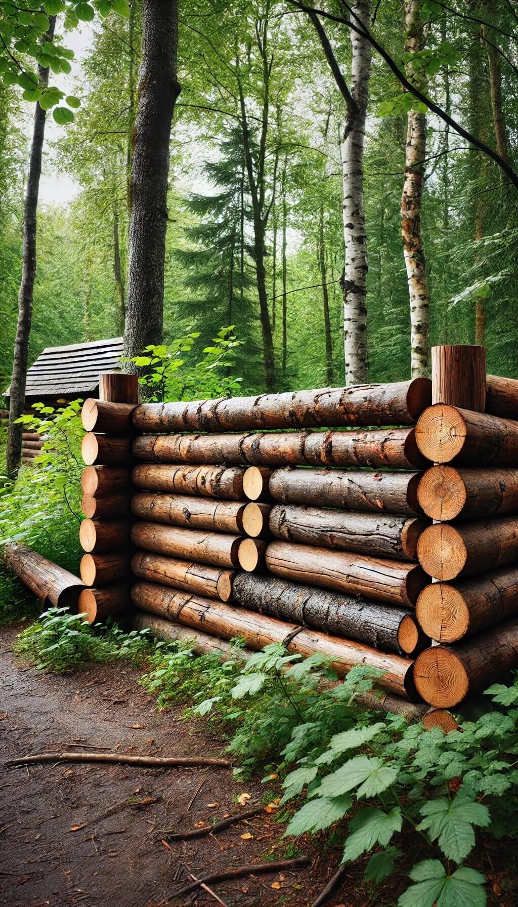 Log Fence