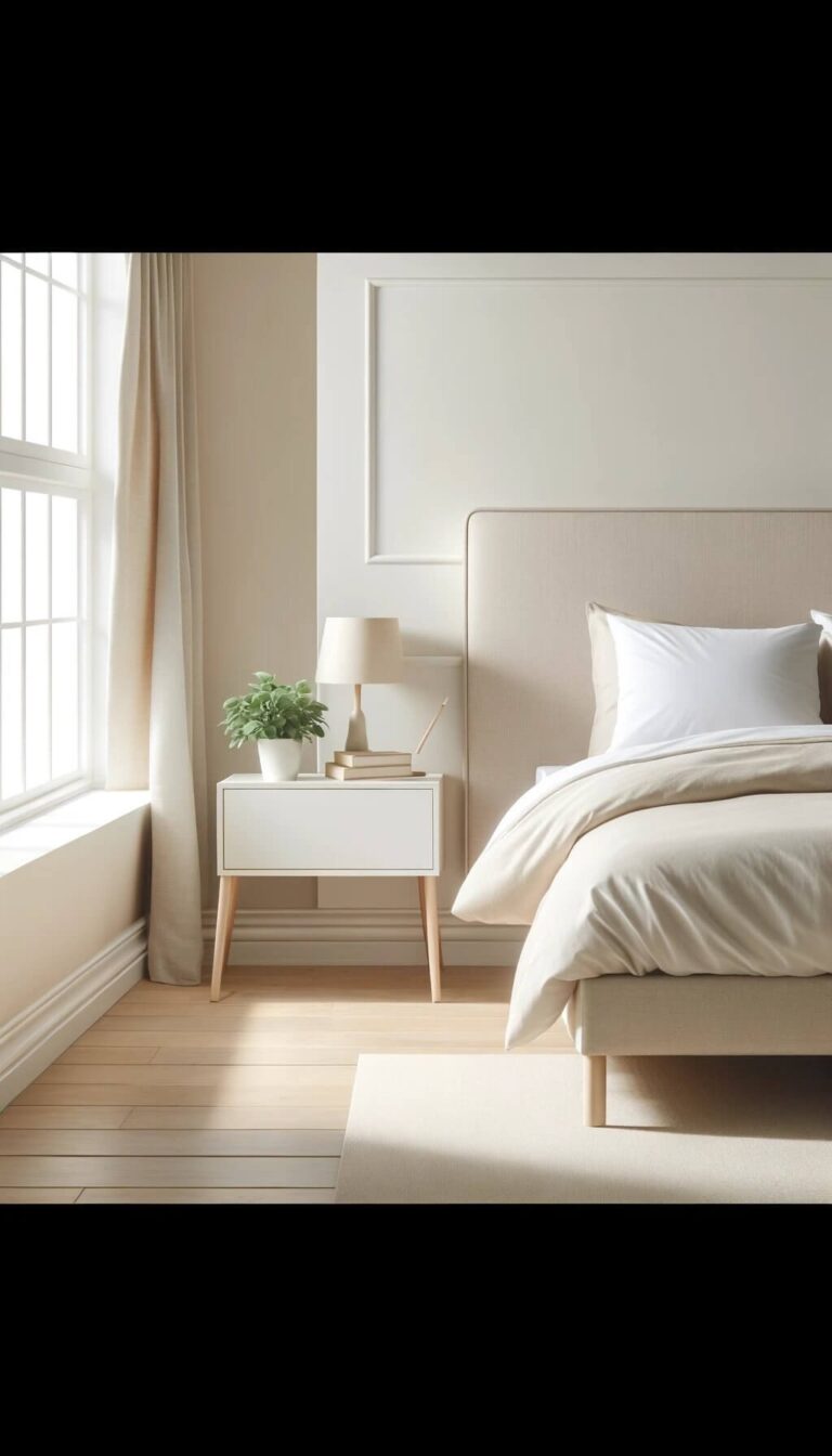 15+ Inspiring Nightstand Colors To Match Your Beige Bed