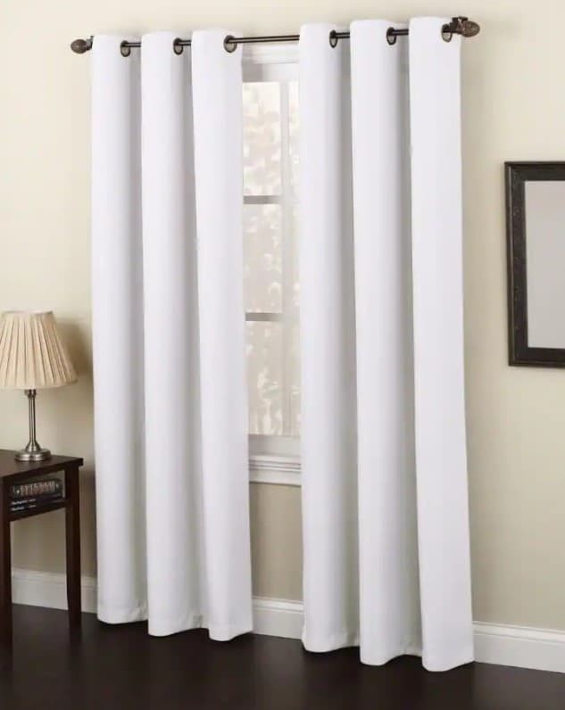 Bright White curtains