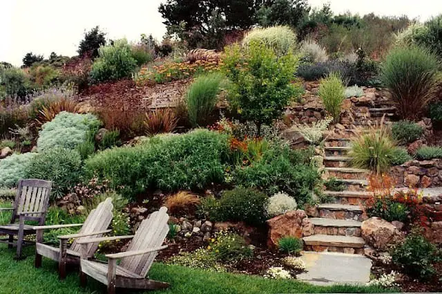 35-50. More sloped backyard ideas