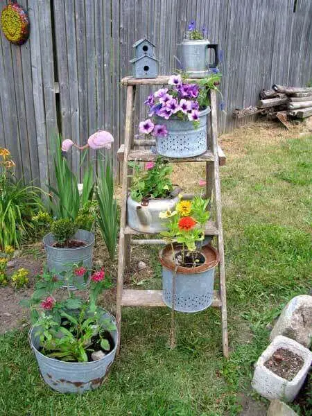 Another ladder planter