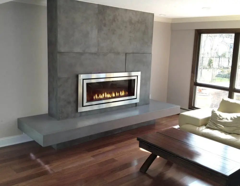 Gas fireplace surround ideas.