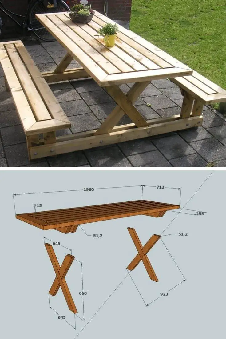 Two for one DIY table design