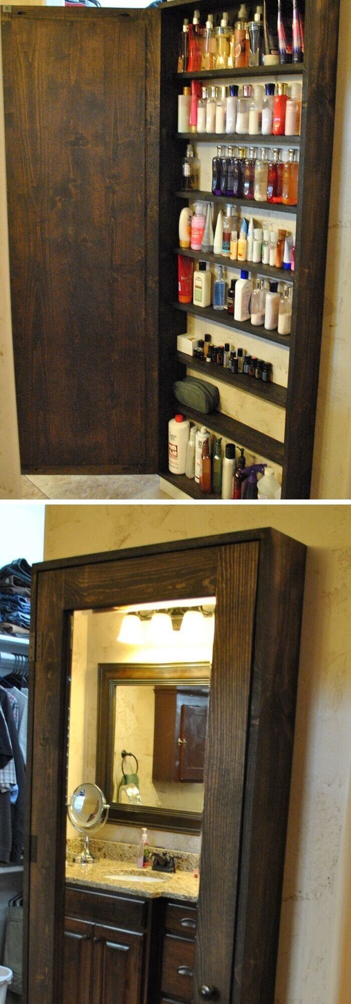 #13. Bathroom Cabinet with Mirror