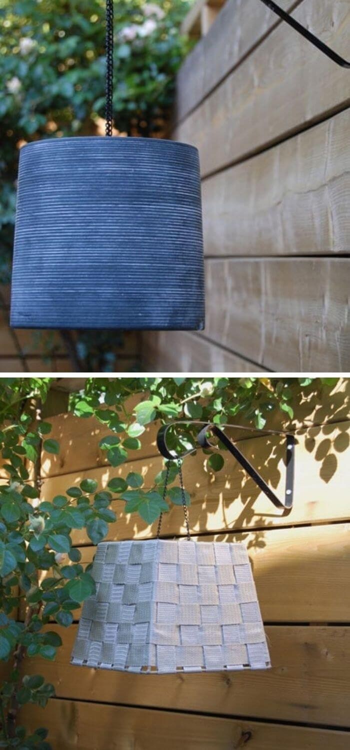 Hanging patio lamp