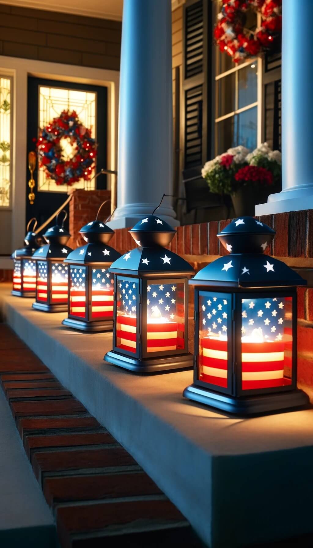 Patriotic Lanterns