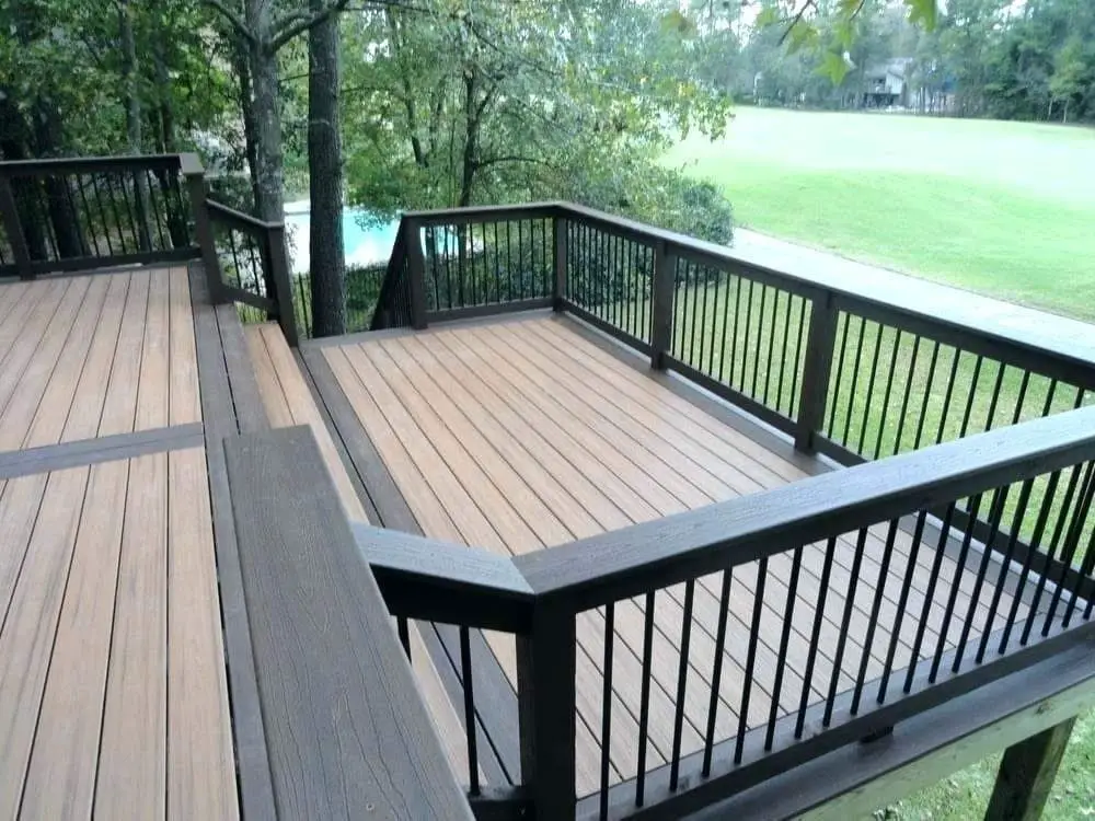 Multi-Level Deck in Two Tone