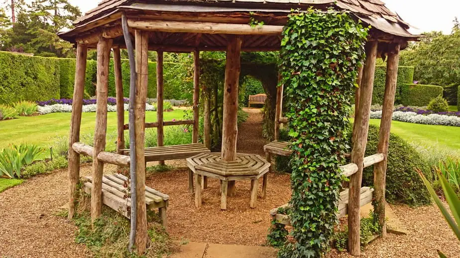 Log Backyard Gazebo