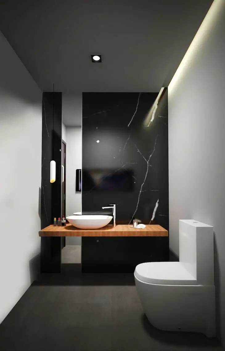 Modern powder room ideas