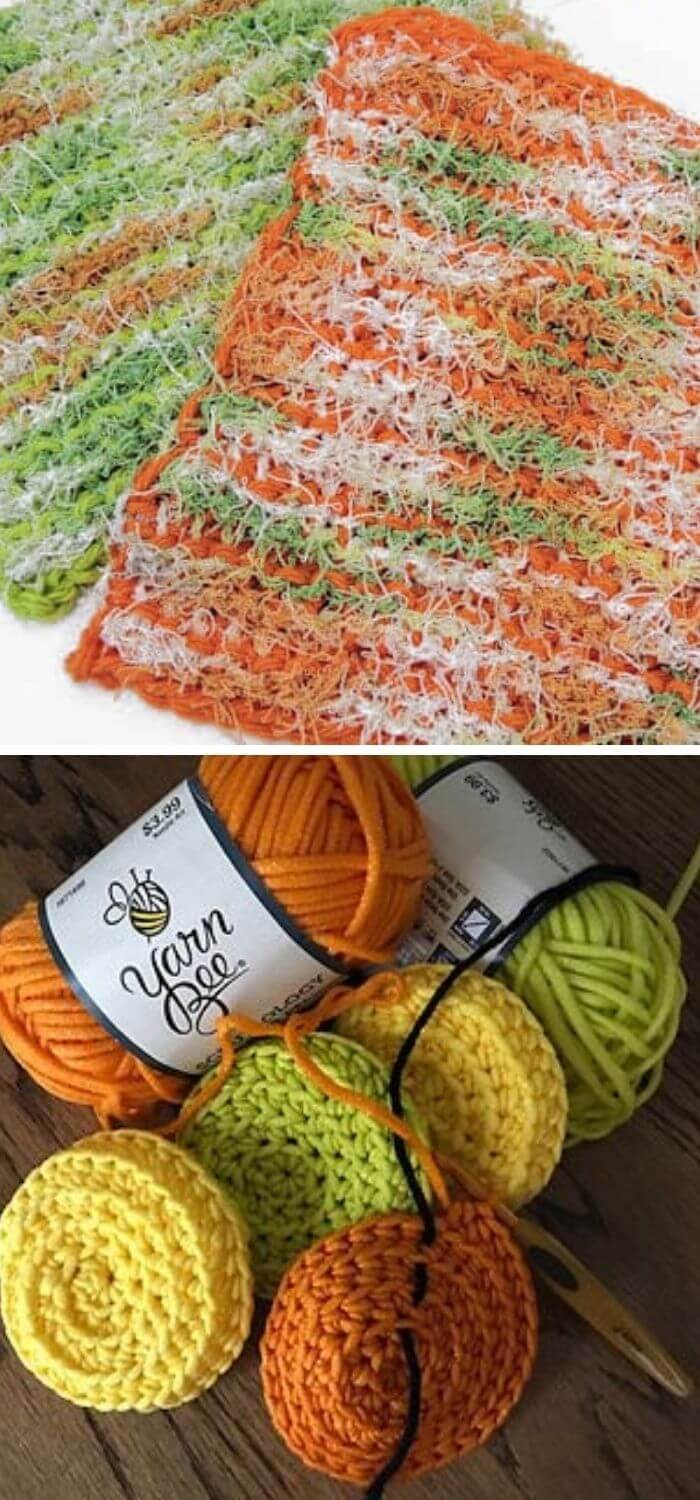 Citrus scrubs free Tunisian free pattern