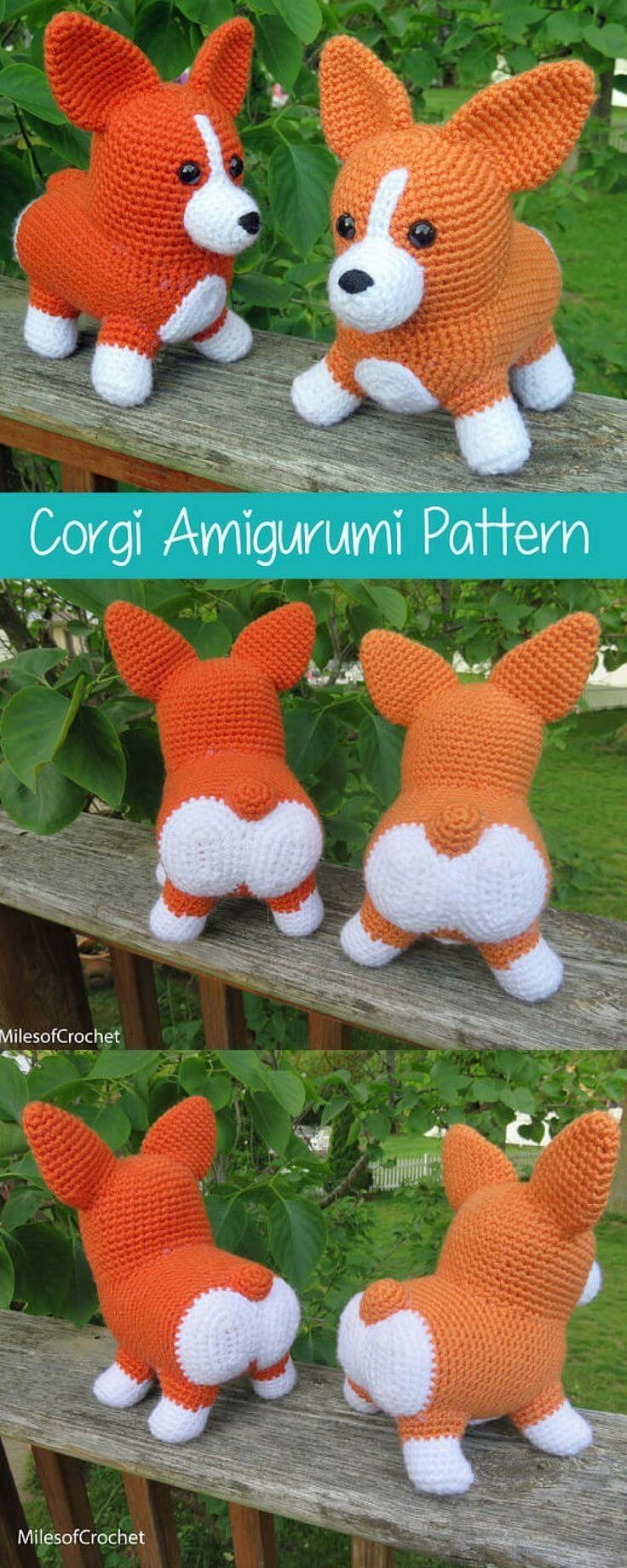 Amigurumi Corgi dog Pattern