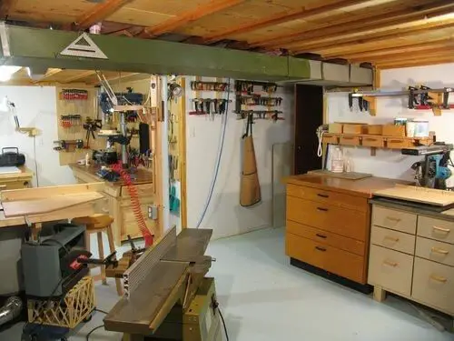 Basement workshop