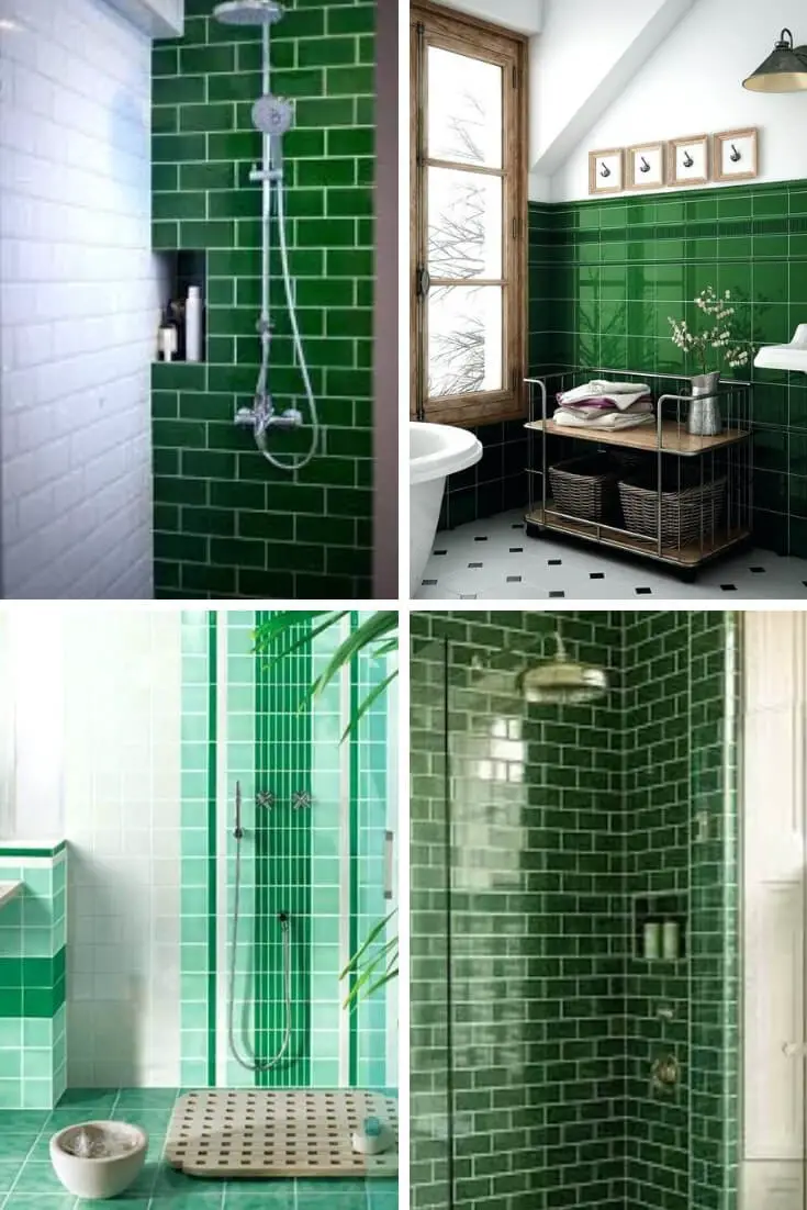 Green Bathroom Tile Ideas