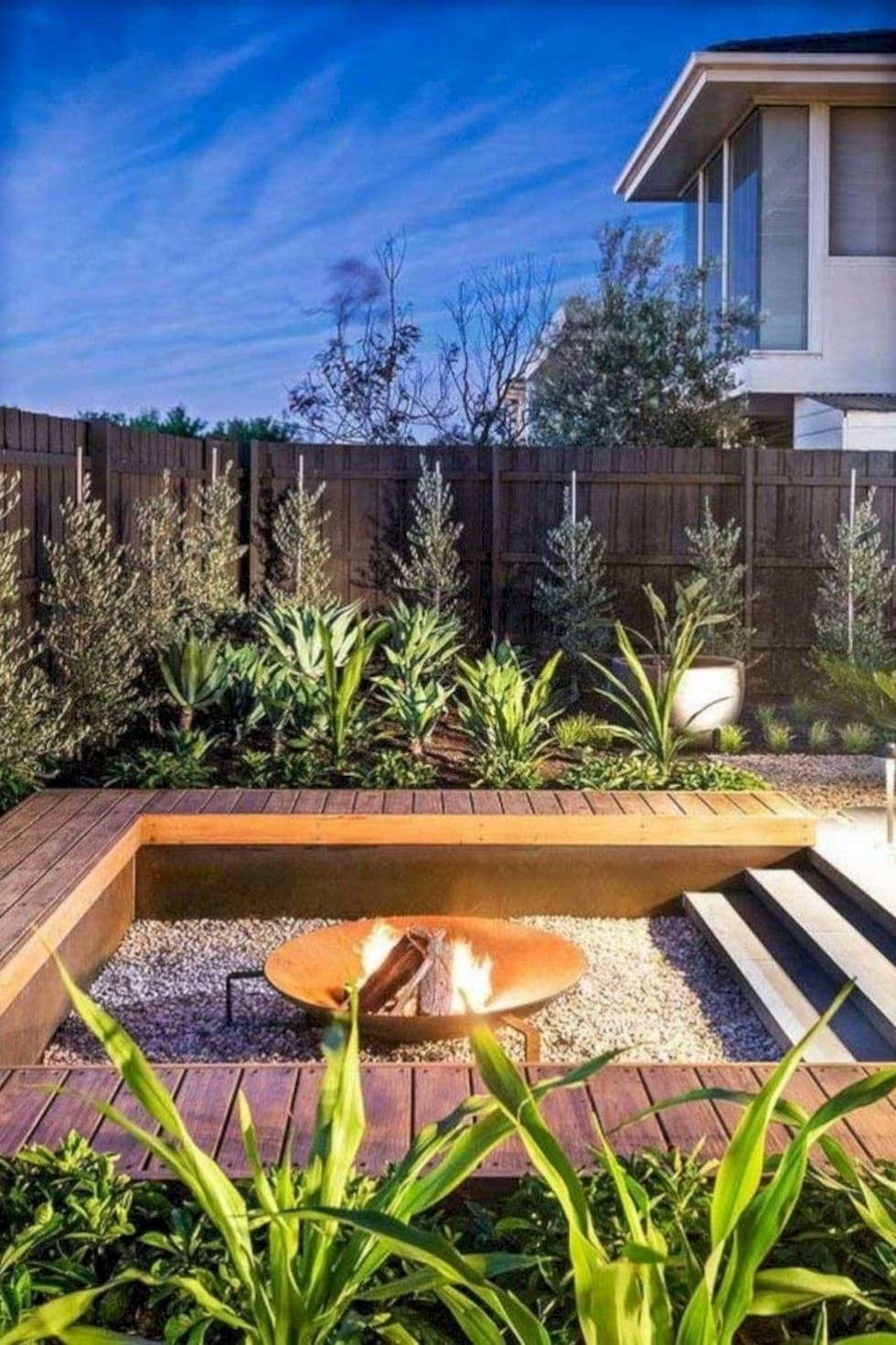 Sunken fire pit ideas