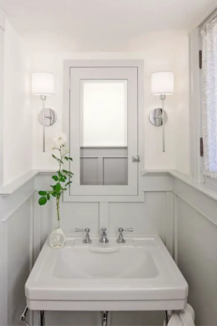 Powder room wainscoting ideas