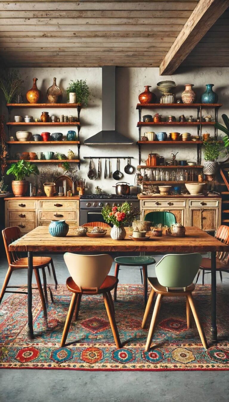 20 Beautiful Boho Kitchen Ideas For A Cozy Vibe