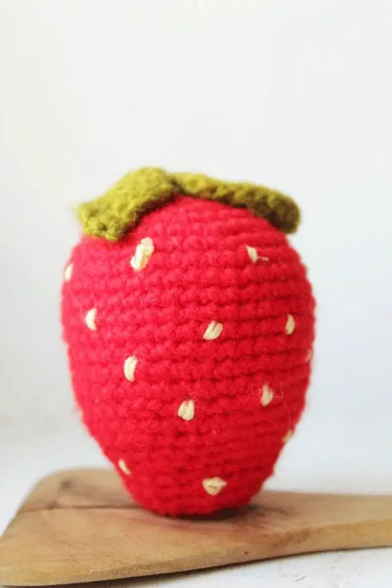 Crochet Amigurumi Strawberry