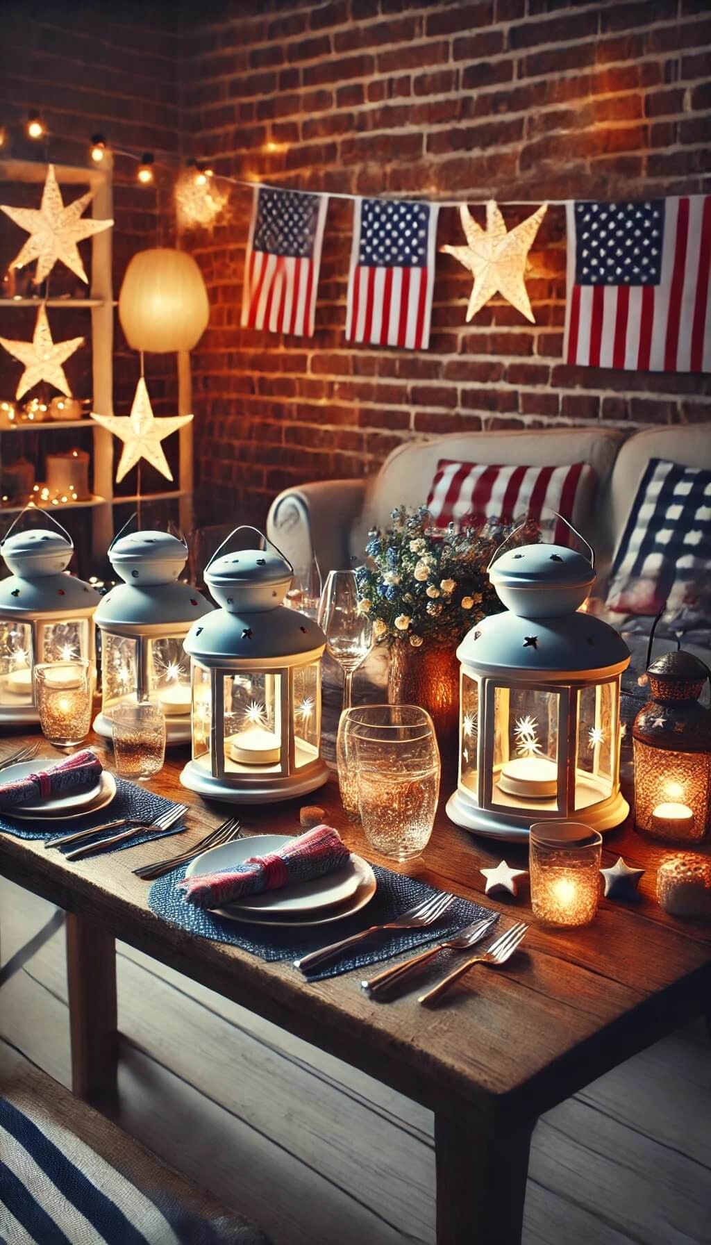 Patriotic Lanterns