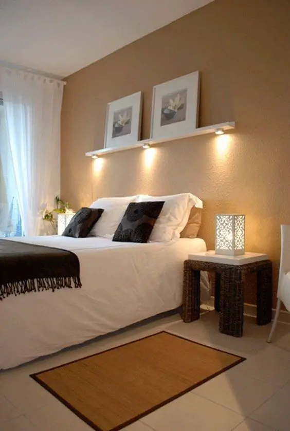 Headboard lighting ideas