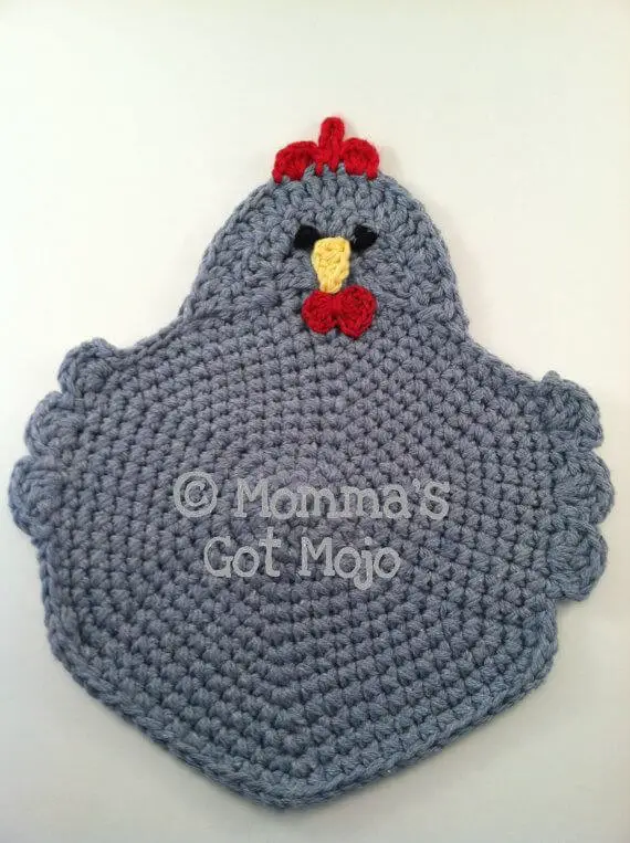 15 Crochet Chicken Potholder Free Pattern Easter Table For 2024