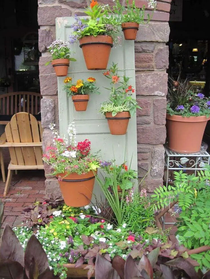 Denim Pockets for Wall-Mounted Planters