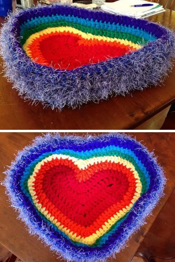 Rainbow cat bed