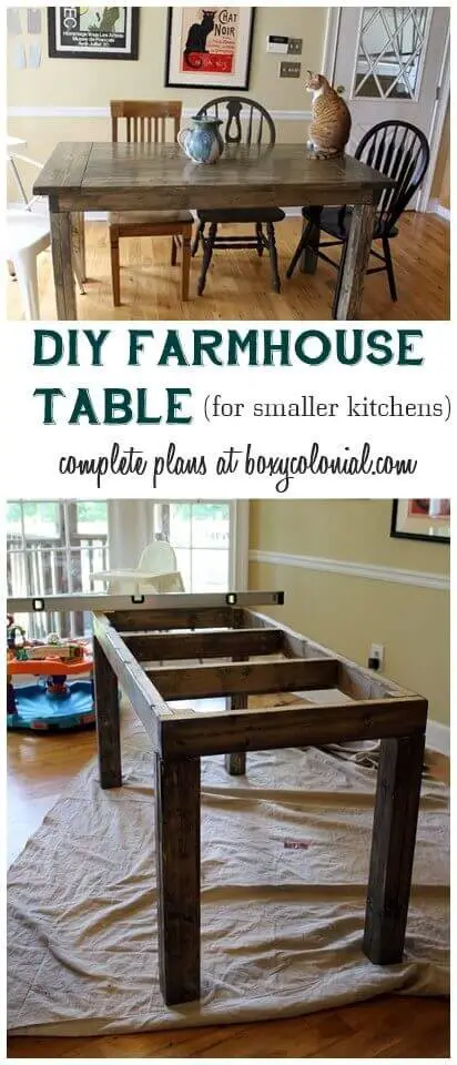 15+ Rustic DIY Farmhouse Table Ideas