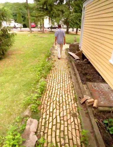 Brick walkways