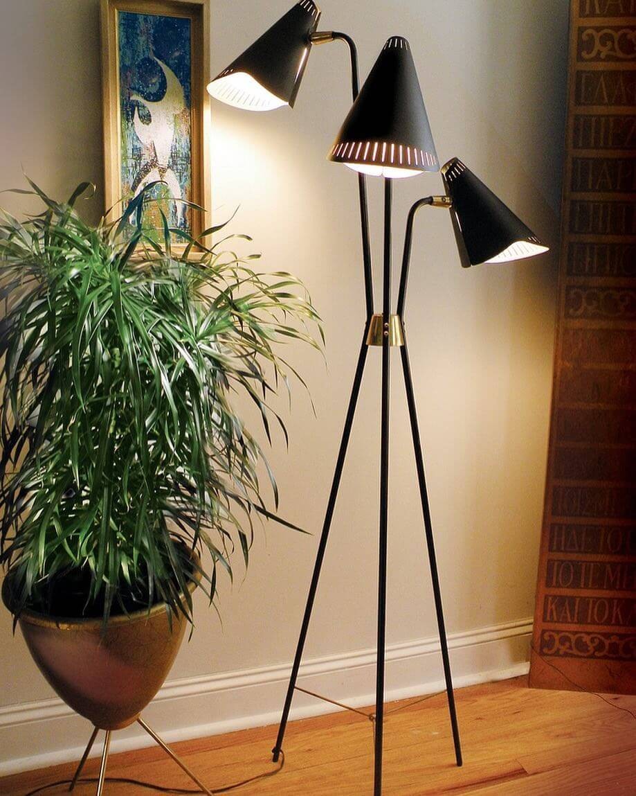 1955 Gerald Thurston Lightolier floor lamp