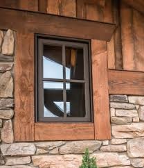 Exterior window wood trim