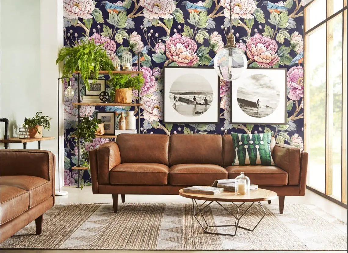 Create Vibrance with Floral Walls