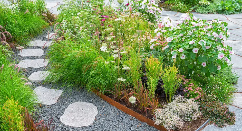 Lettered Stone Garden Path