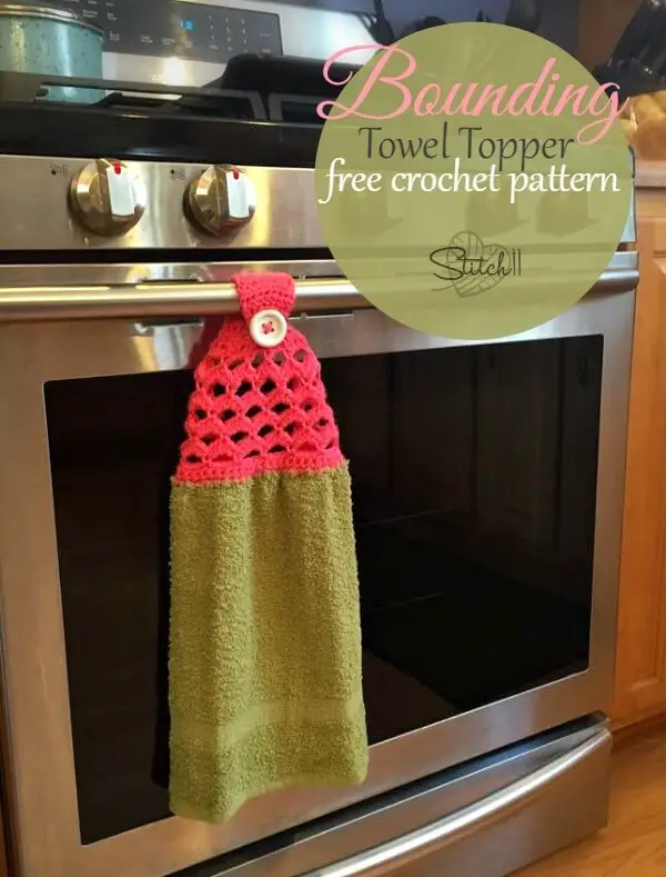 Bounding towel topper