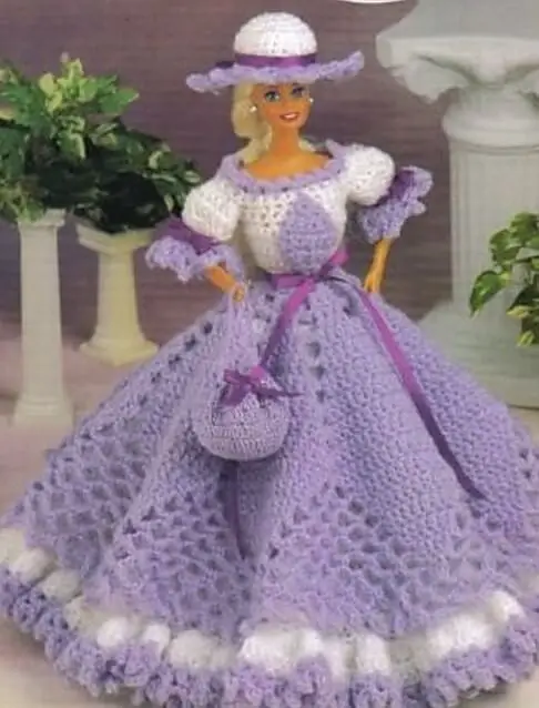 15 Crochet Barbie Fashion Doll Clothes Outfits Free Patterns 2024