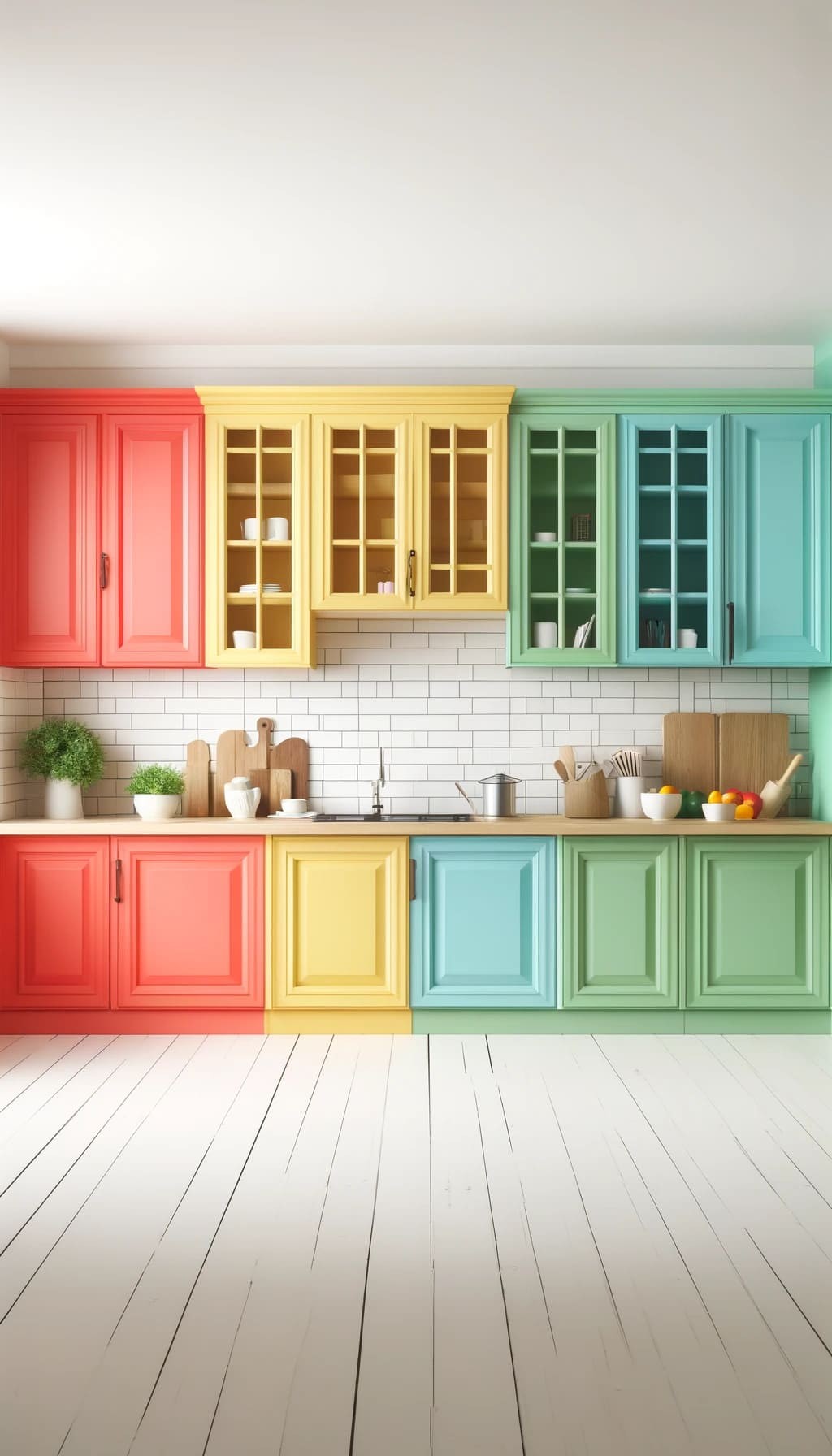 Colorful Cabinets