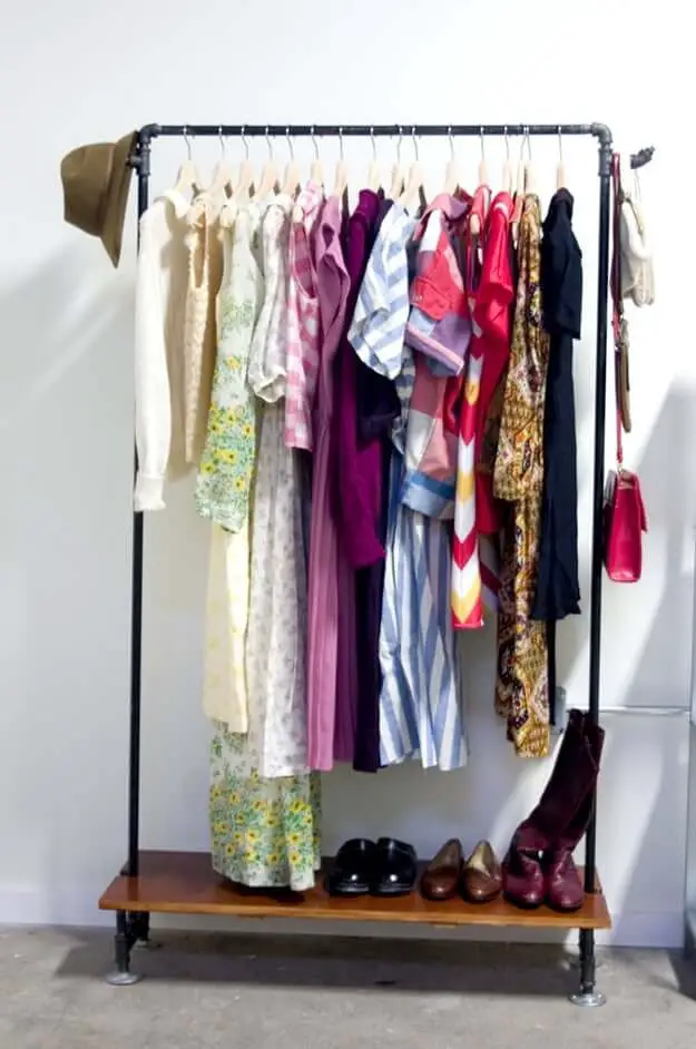 Make A Rack to Hang Additional Clothes With