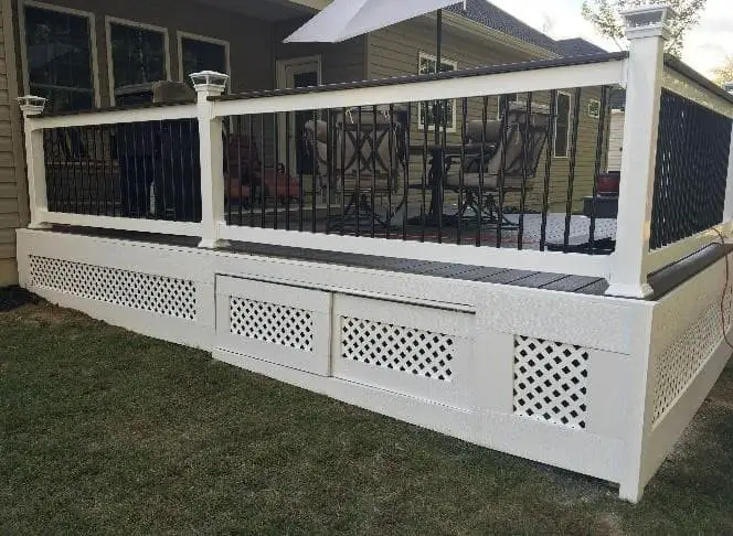 PVC deck skirting ideas