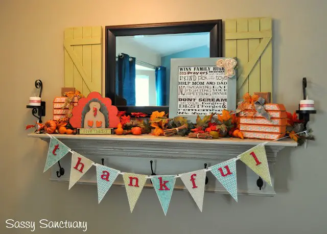 Thanksgiving Mantel Banner