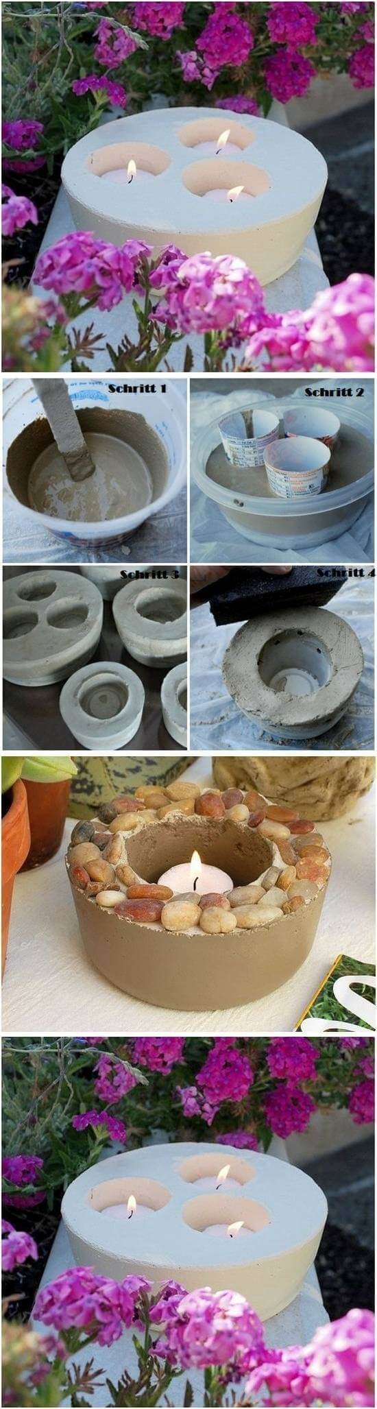 Concrete Candlestick