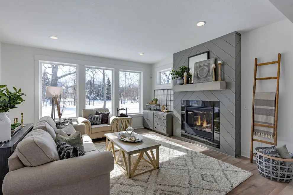 Modern farmhouse fireplace ideas.