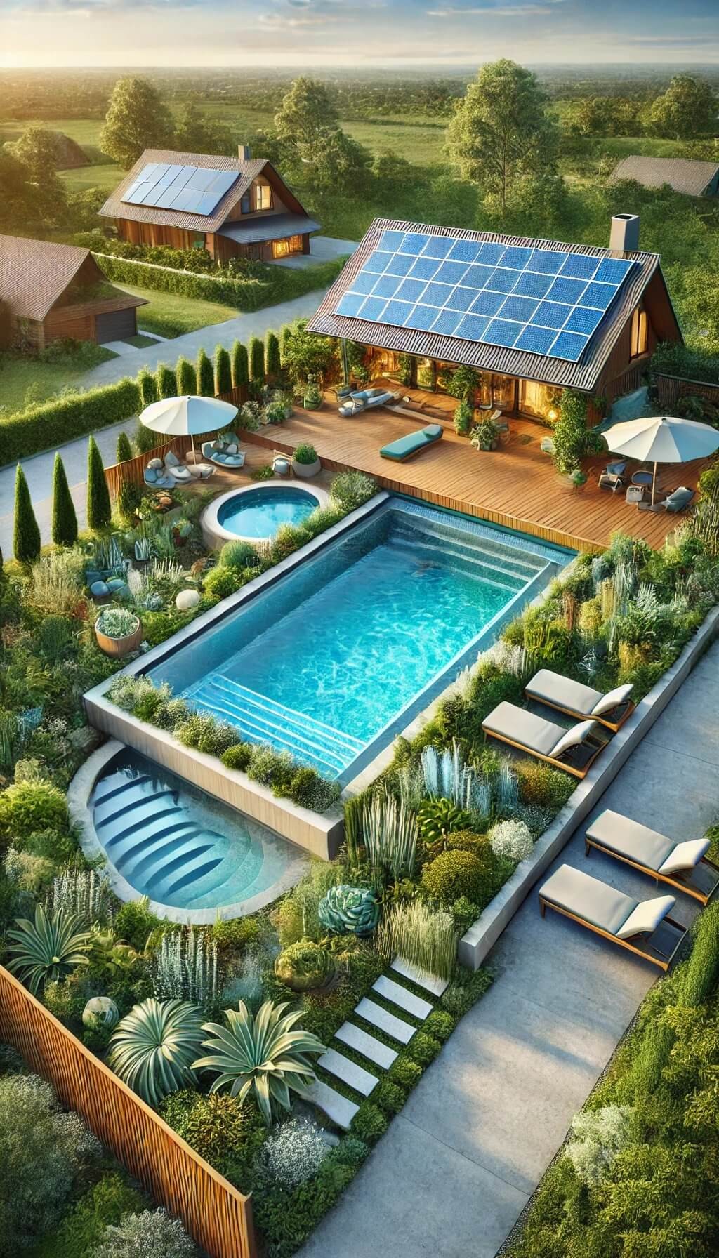 Eco-Friendly Semi Inground Pool