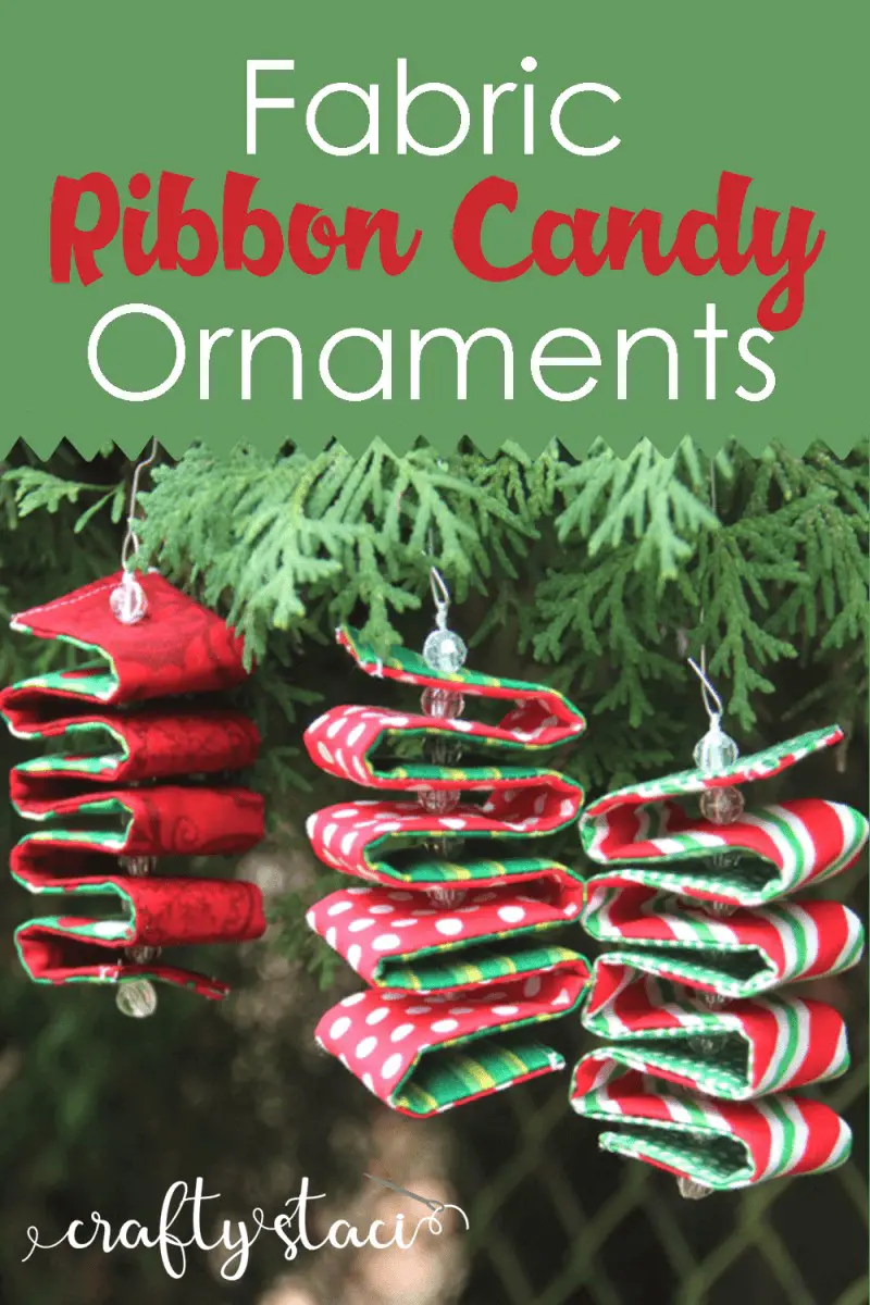 Ribbon candy ornament