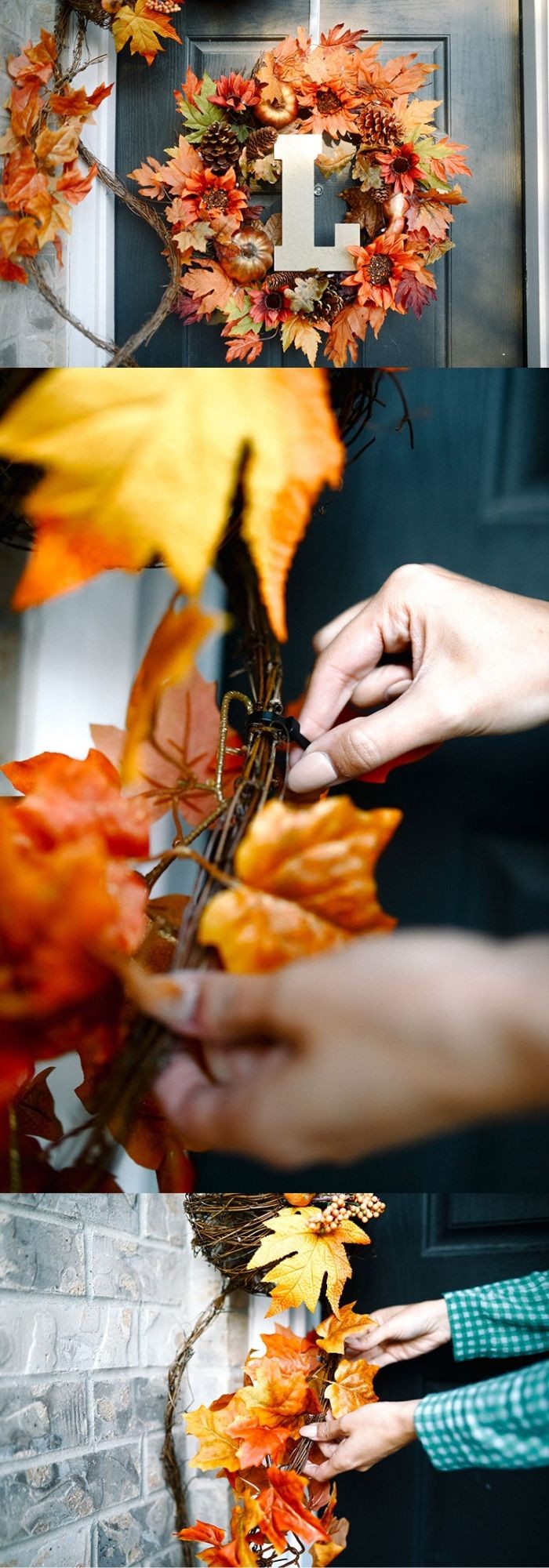 Faux Fall Leaf Garland